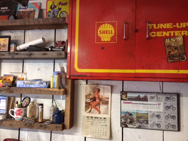 vintage garage workshop